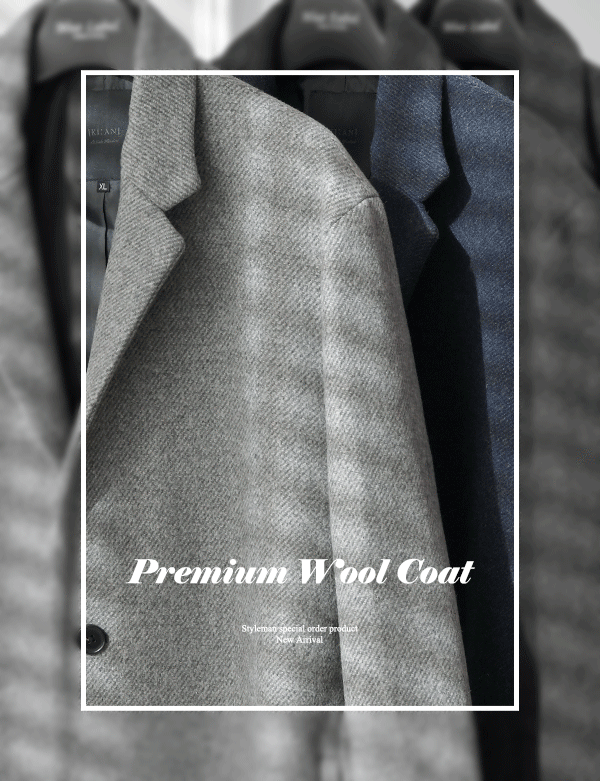 Premium Wool Single Big Coat[CY20236][BIG]